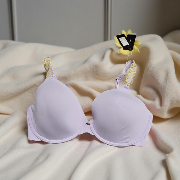Natori Other - Natori Purple and Yellow T-Shirt Bra